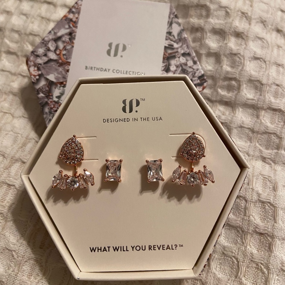 Never worn. Bomb party earrings- April 2024 collection